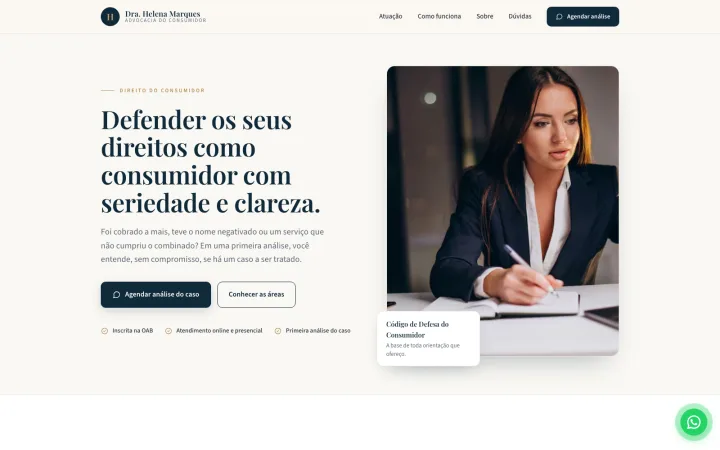 Print — Dra. Helena Marques · Direito do Consumidor